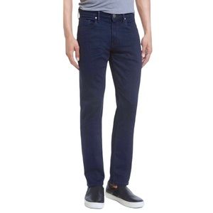 PAIGE Men’s Federal Slim Straight Stretch Jeans in Gus Wash (Darker Blue)